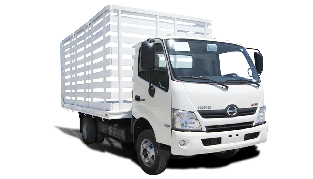 Camión con redilas industriales fabricadas por Industrias VICPE en Hermosillo Sonora